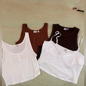 Various Aritzia tank tops